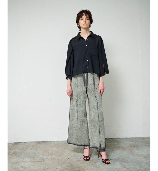 Grace Class「デニムワイドイージーパンツ」|その他|