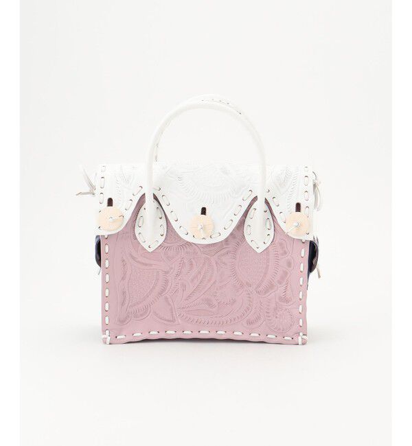 Carving Tribes「BI MaestraS-ca」|ハンドバッグ|モーブピンク