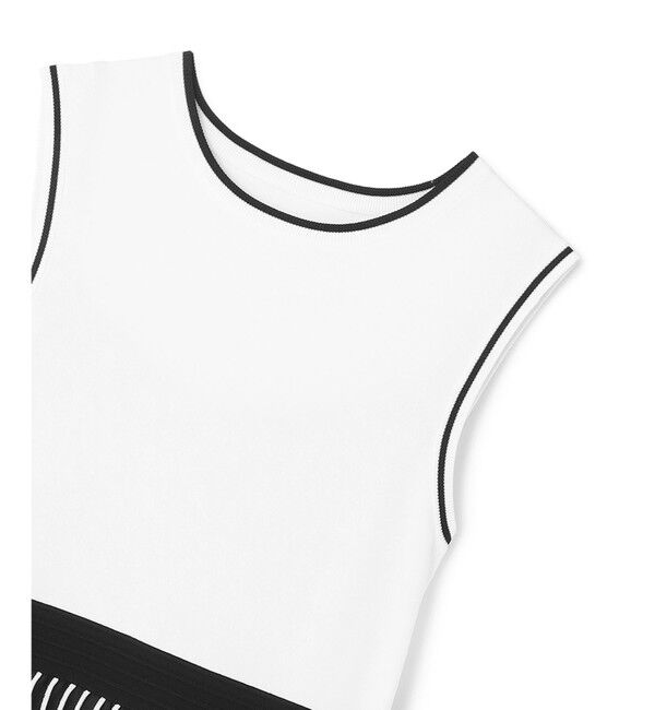 Diagram「バイカラーシアーニットワンピース」|ワンピース|