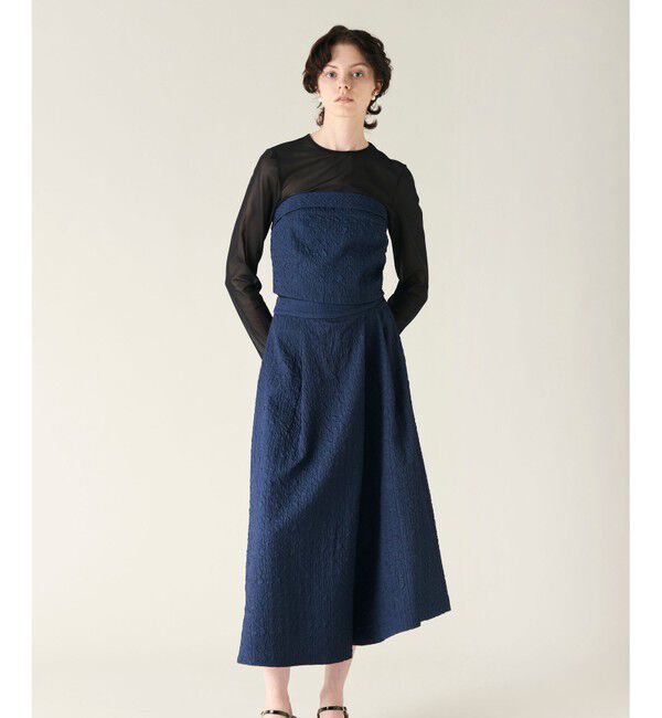 GRACE CONTINENTAL「ビスチェsetワイドパンツ」|その他|ネイビー