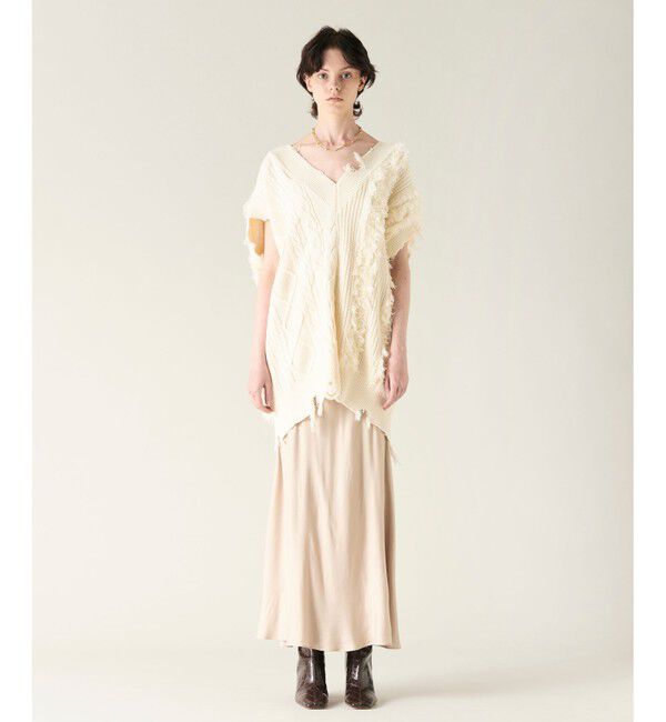 GRACE CONTINENTAL「クラッシュニットトップ」|ニット・セーター|