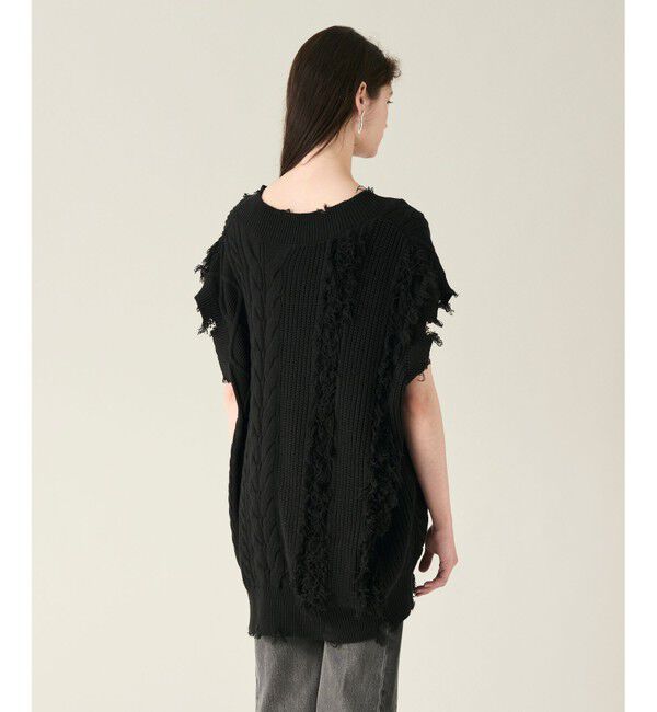 GRACE CONTINENTAL「クラッシュニットトップ」|ニット・セーター|