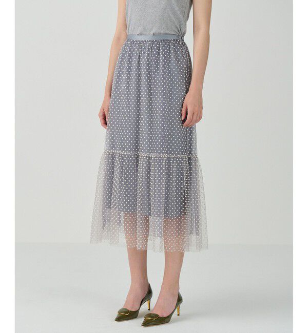 Grace Class「フロッキーチュールスカート」|スカート|