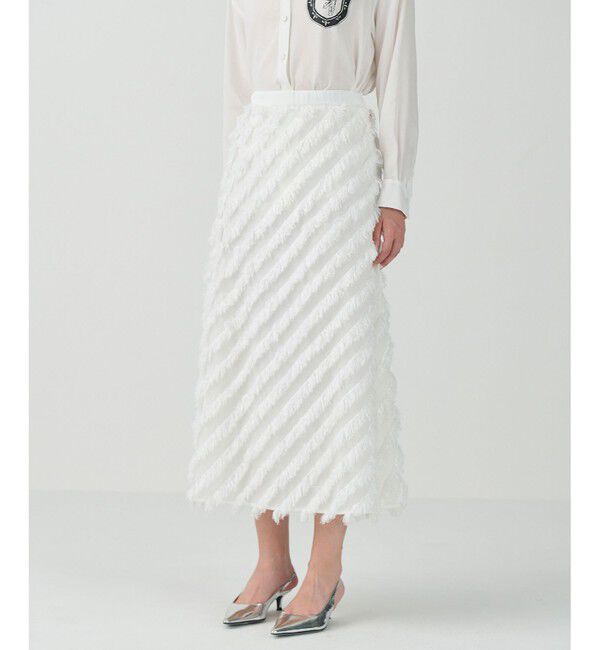 Grace Class「フェザーバイアスロングスカート」|スカート|