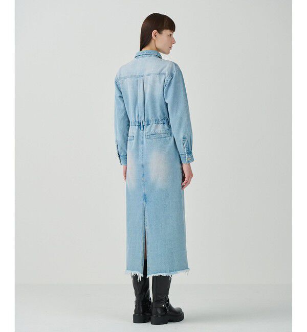 Grace Class「デニムドロストスリットワンピース」|ワンピース|