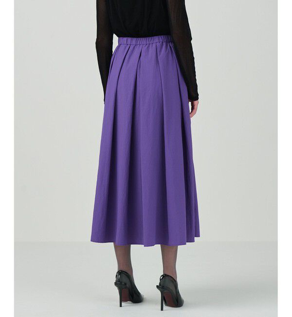 GRACE CONTINENTAL「タックギャザータフタスカート」|スカート|