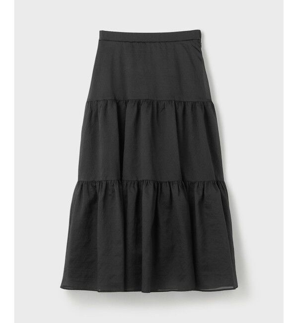 GRACE CONTINENTAL「オーガンティアードスカート」|スカート|