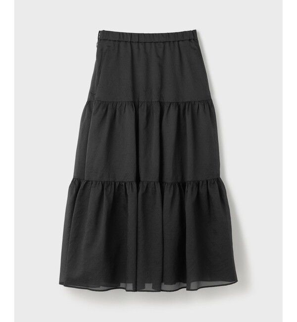 GRACE CONTINENTAL「オーガンティアードスカート」|スカート|