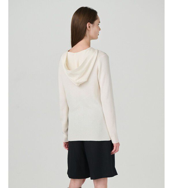 Grace Class「メリノウールリブフーディー」|ニット・セーター|