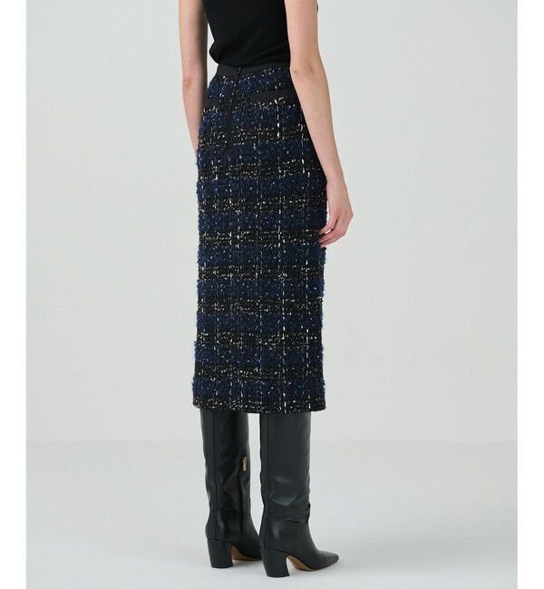 Grace Class「サイドスリットツイードスカート」|スカート|