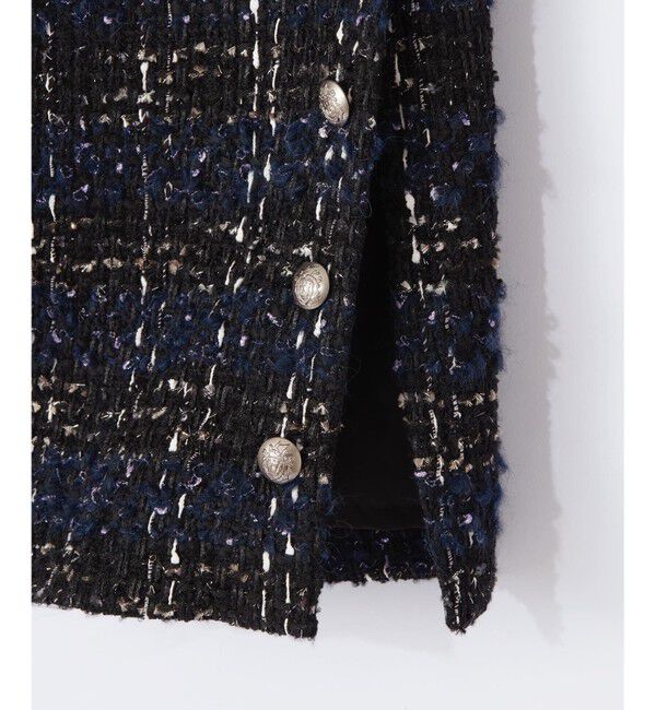 Grace Class「サイドスリットツイードスカート」|スカート|