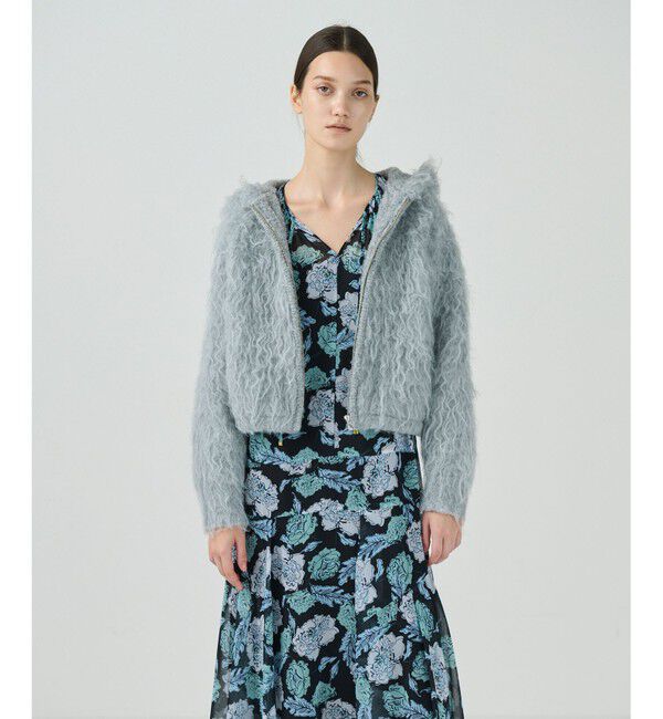 Diagram「起毛ニットパーカー」|パーカー|グレー