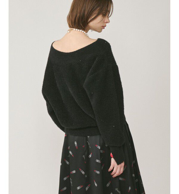 GRACE CONTINENTAL「ラメリップニットトップ」|ニット・セーター|