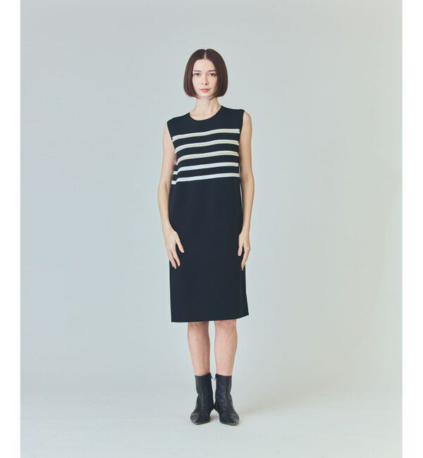 Grace Class「ボーダーパールワンピース」|ワンピース|ブラック