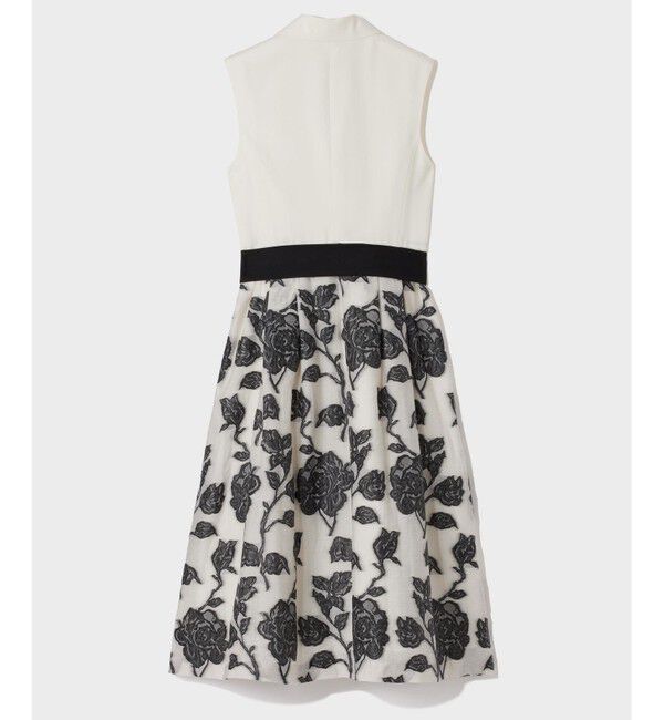 Grace Class「フラワージャガードテーラードレス」|ワンピース|