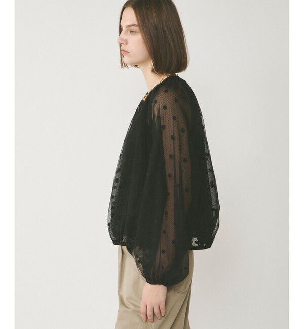  「チュールノーカラーブルゾン」|ブルゾン・スタジャン|