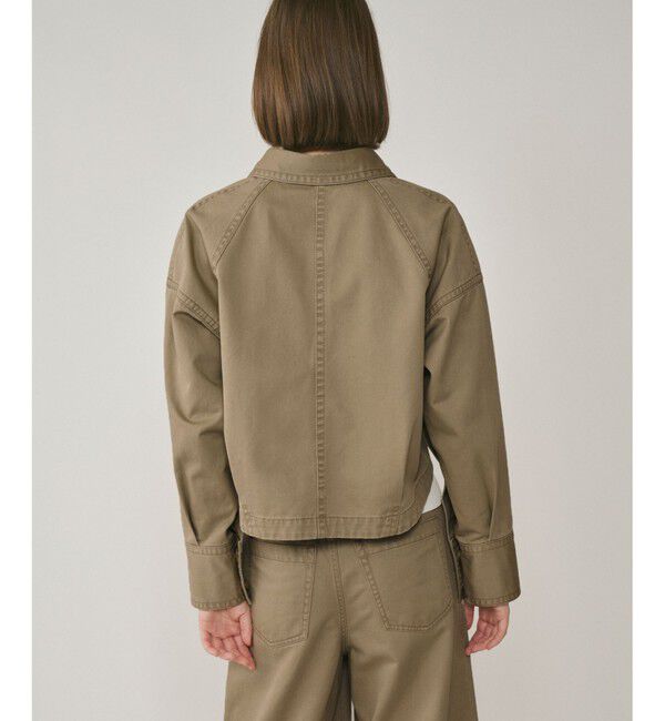  「ラグランショートシャツジャケット」|デニムジャケット|