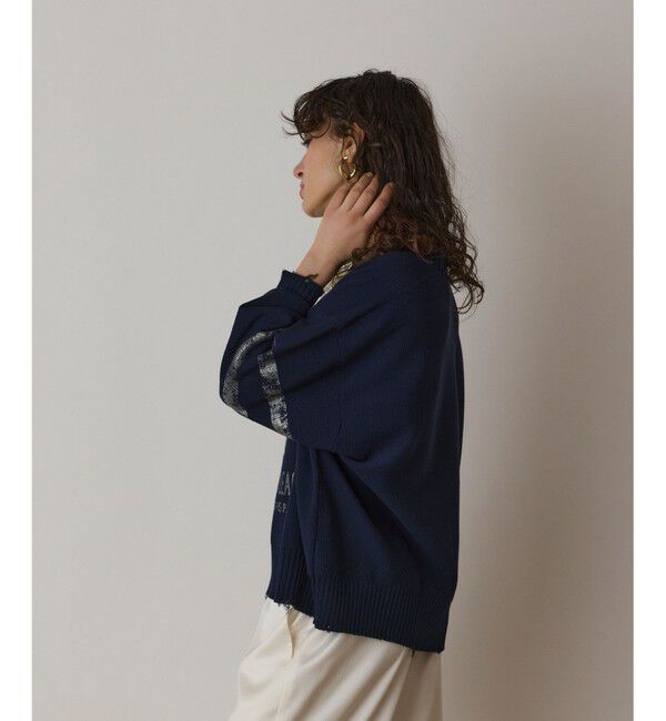  「ナンバリングニットトップ」|ニット・セーター|