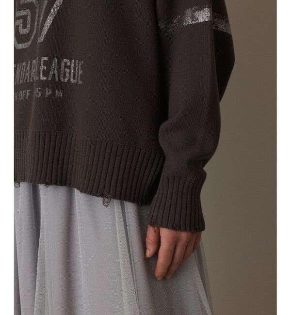  「ナンバリングニットトップ」|ニット・セーター|