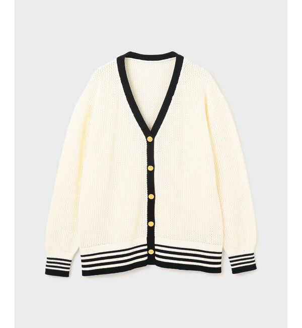 Diagram「メッシュラインニットカーディガン」|カーディガン|