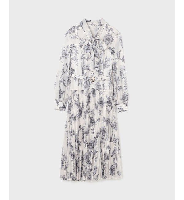 Diagram「フラワープリントプリーツワンピース」|ワンピース|