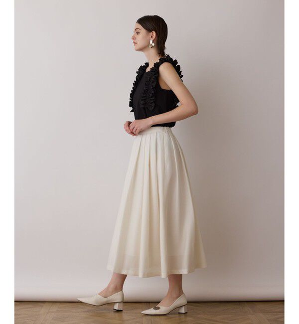 GRACE CONTINENTAL「シアーメッシュスカート」|スカート|