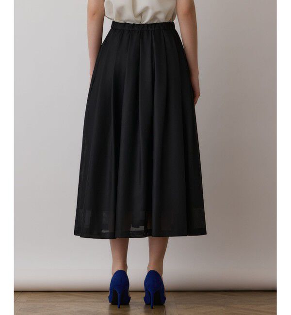 GRACE CONTINENTAL「シアーメッシュスカート」|スカート|