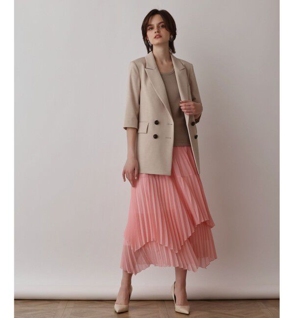 Diagram「イレギュラープリーツスカート」|スカート|ピンク