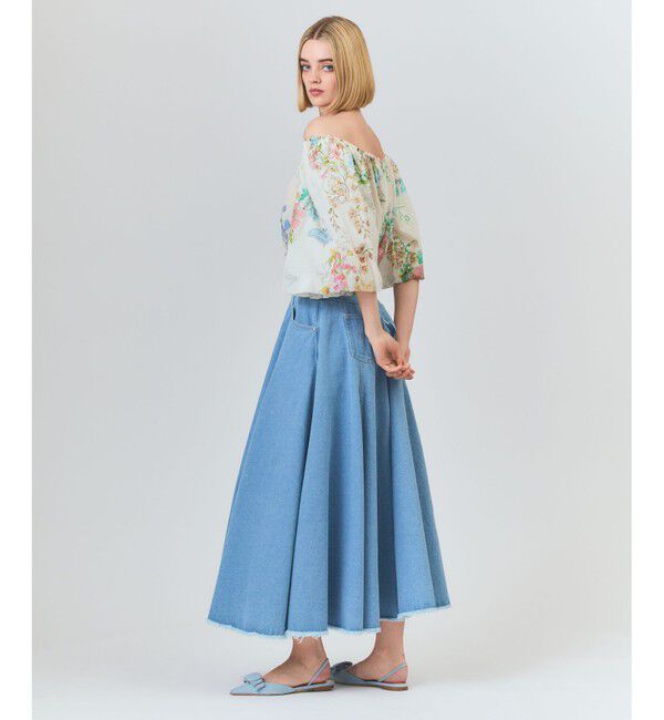 Grace Class「サーキュラーデニムスカート」|スカート|