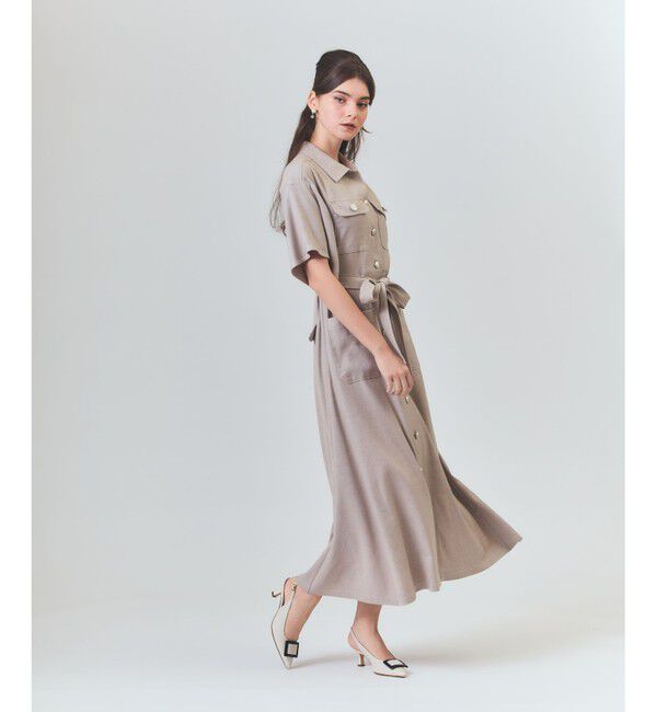 Grace Class「リネンデニムライクワンピース」|ワンピース|