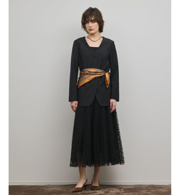 Diagram「デザインフロントジャケット」|ノーカラージャケット|