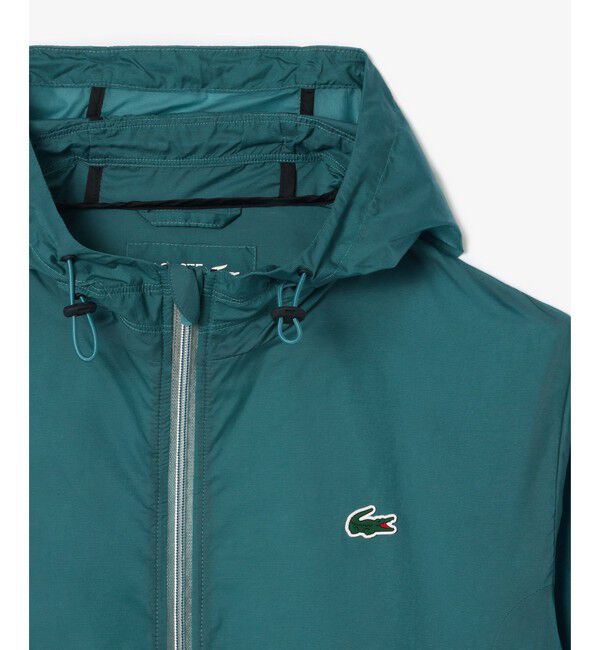 LACOSTE「ライトウェイト撥水パッカブルジャケット」|ブルゾン・スタジャン|