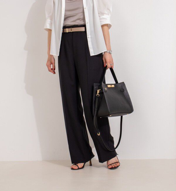 NOLLEY'S「【PR林☆別注カラーあり】ウォッシャブルツイルストレッチ愛されワイドパンツ」|その他|