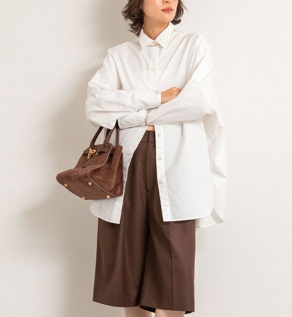 NOLLEY'S「【MAQWEL/マクウェル】オックスシャツ」|シャツ・ブラウス|オフホワイト