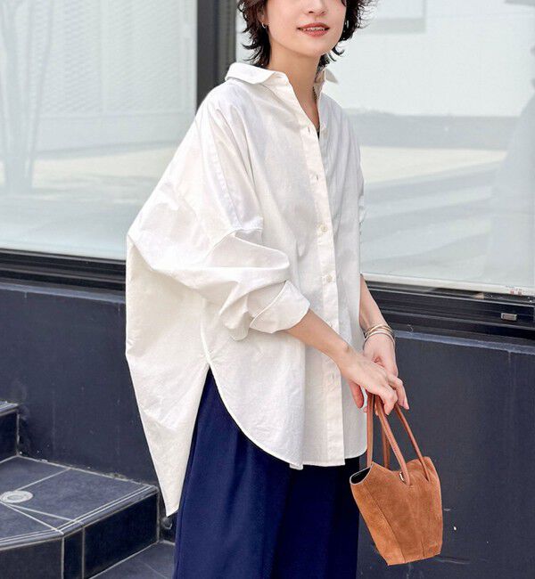 NOLLEY'S「【MAQWEL/マクウェル】オックスシャツ」|シャツ・ブラウス|