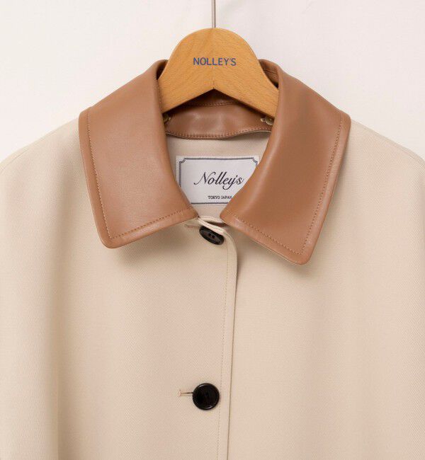 NOLLEY'S「ウォッシャブルトリプルクロス3WAYステンカラーコート」|ステンカラーコート|