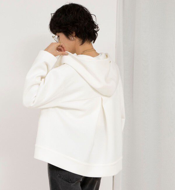 NOLLEY'S「【追加】ウォッシャブルエアボールフードブルゾン」|ブルゾン・スタジャン|