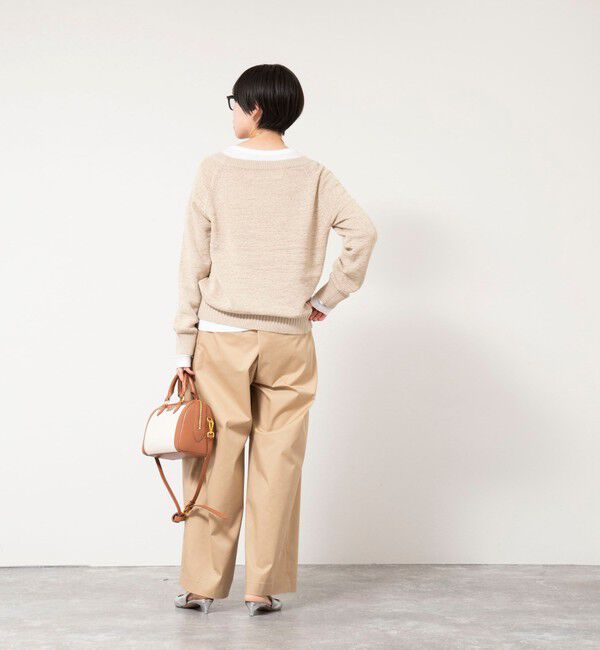 Rie Miller「《手洗い可能》ボートネックプルオーバーテープヤーン」|ニット・セーター|