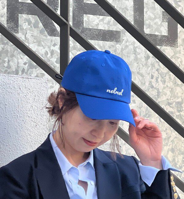 NOLLEY'S「【nolnol/ノルノル】ロゴ刺繍キャップ」|キャップ・キャスケット|