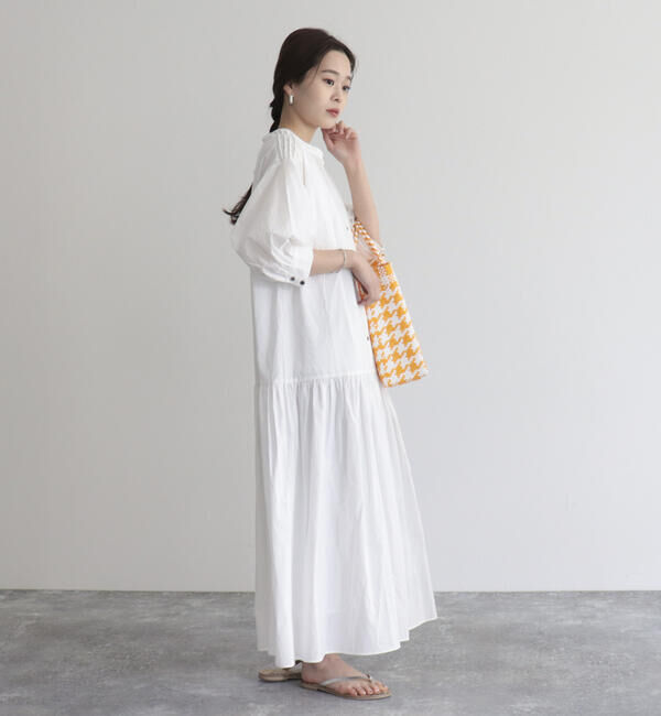 fredy emue「【fredyemueフレディエミュ】コードボリュームシャツワンピース」|ワンピース|