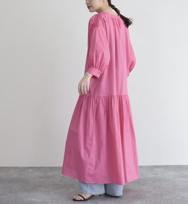 fredy emue「【fredyemueフレディエミュ】コードボリュームシャツワンピース」|ワンピース|