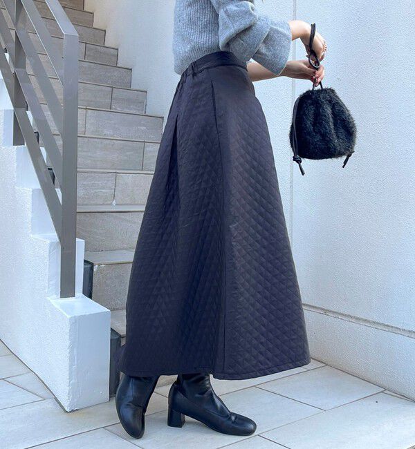 fredy emue「キルティングタックスカート」|スカート|