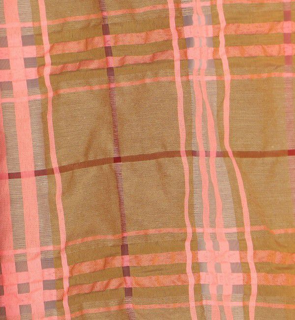  「シアーチェックタックギャザースカート」|スカート|