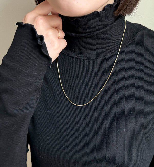 fredy emue「ステンレススネイクミドルネックレス」|ネックレス|ゴールド