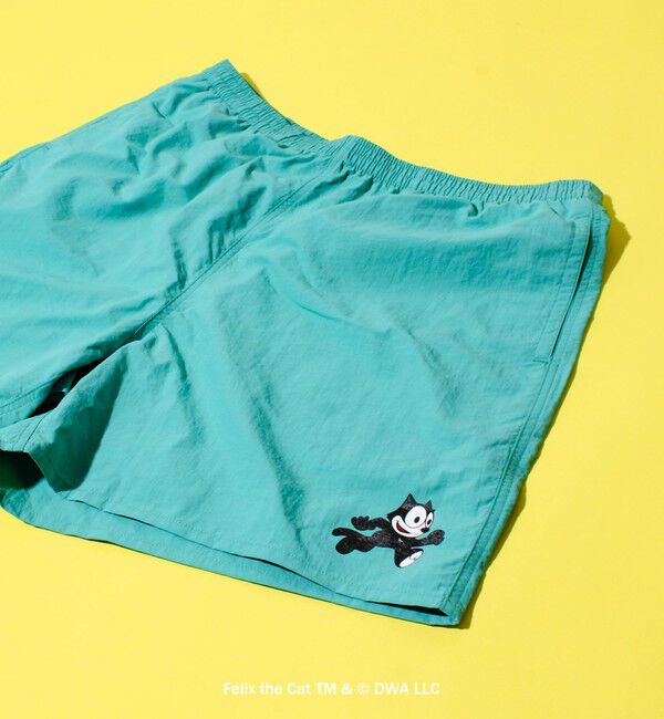 GLOSTER「【GOOD ROCK SPEED/グッドロックスピード】ワンポイントナイロンショーツ」|その他|グリーン