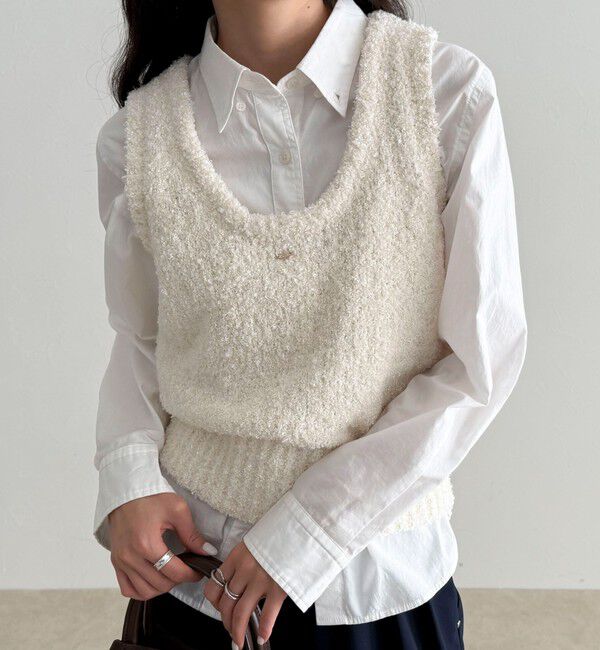 fredy emue「テープMIXニットベスト」|ベスト・ジレ|