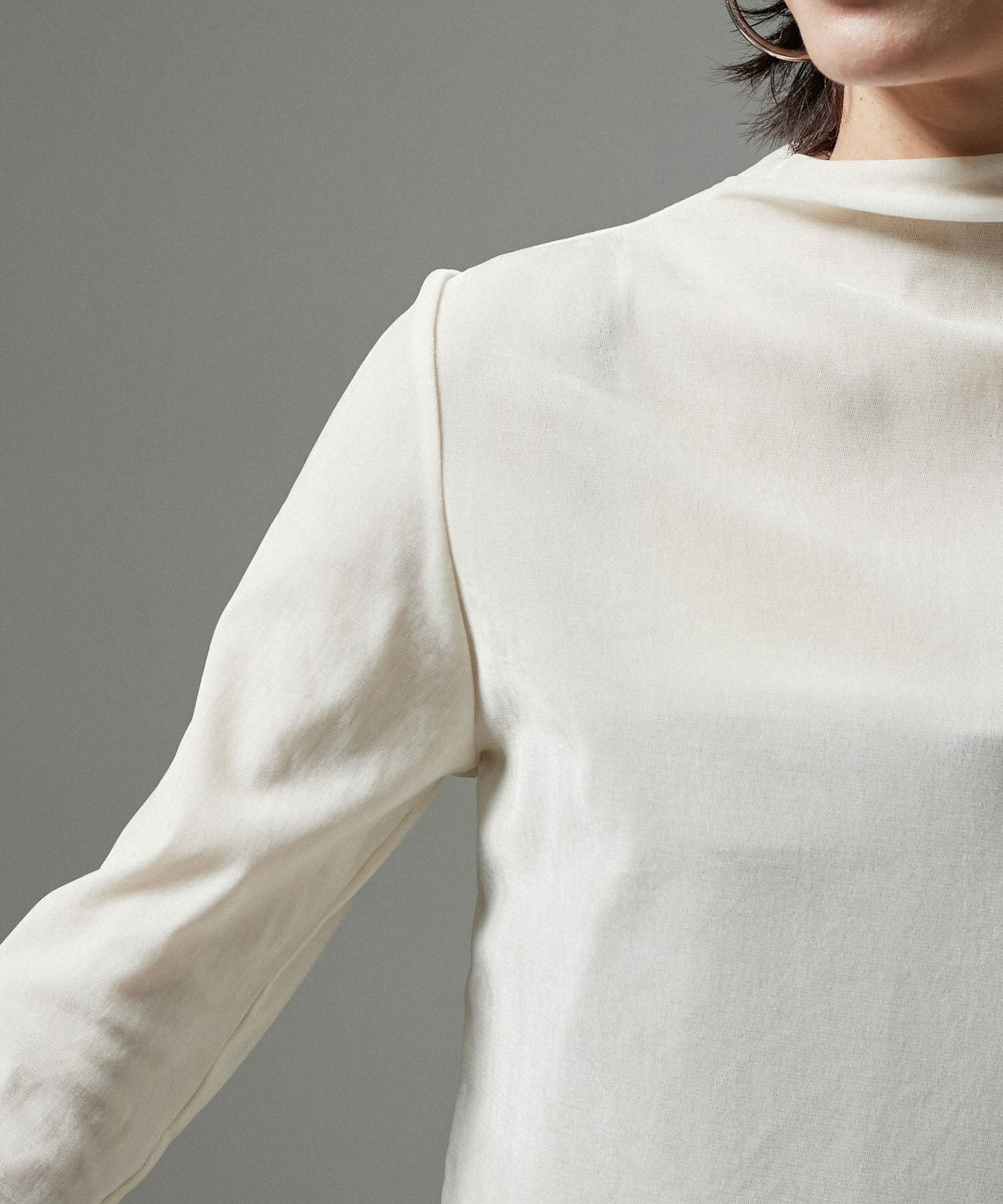 SALON adam et rope'「【WEB限定】リュクスベロアハイネックプルオーバー」|Tシャツ・カットソー|