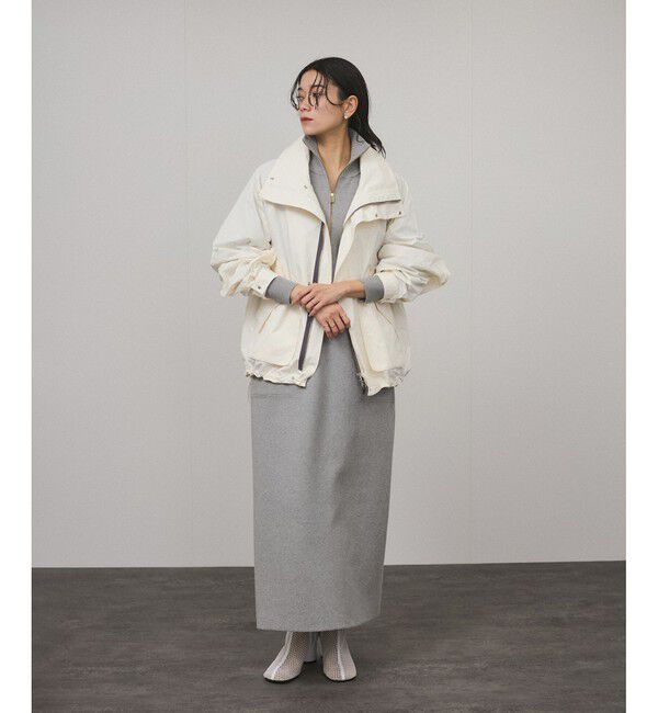 SALON adam et rope'「LIMONTAスタンドカラーブルゾン」|ブルゾン・スタジャン|