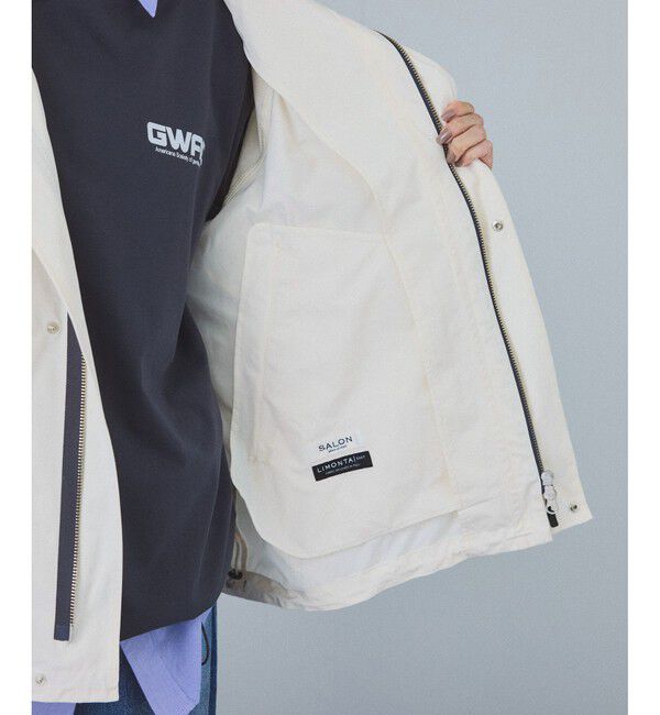 SALON adam et rope'「LIMONTAスタンドカラーブルゾン」|ブルゾン・スタジャン|