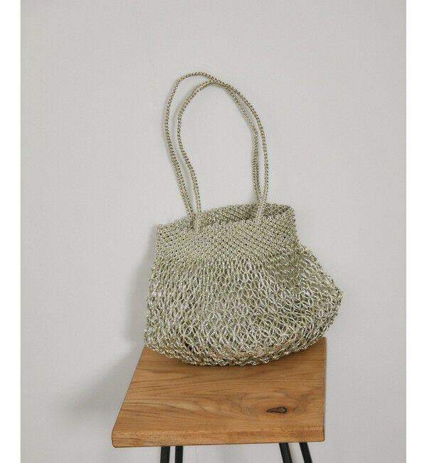 SALON adam et rope'「【BAGMATI（バグマティ）】METALIC LUREX BAG / メタリックルレックスバッグ」|トートバッグ|